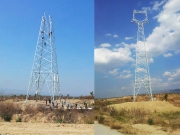 230 KV Transmission Tower Foundation and Erection Work